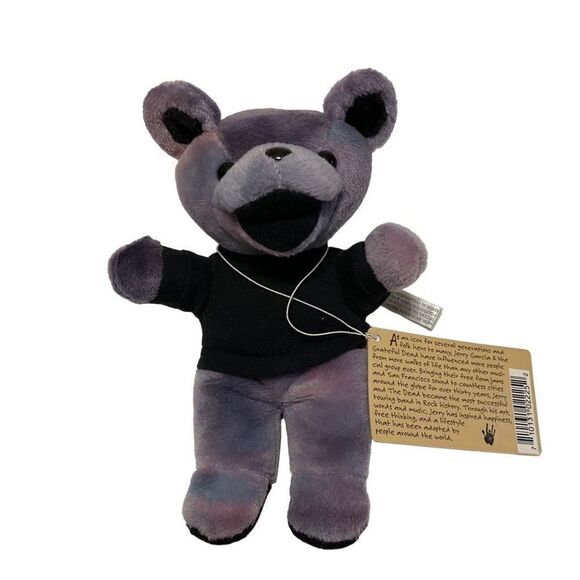 Jerry Grateful Dead Bean Bear Collectible. 8”. Vintage With Tags. Hippie Deadhea - Picture 1 of 11